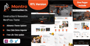 Montro Construction WP Theme