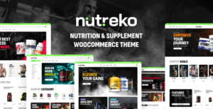 Nutreko Nutrition & Supplement WooCommerce Theme