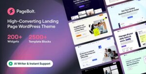 PageBolt Landing Page WP Theme
