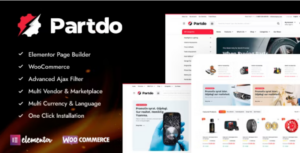 Partdo Auto Parts and Tools Shop WooCommerce Theme