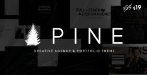 Pine Creative Agency & Portfolio WP Theme
