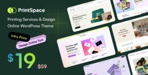 PrintSpace Printing Services & Design Online WooCommerce WP theme