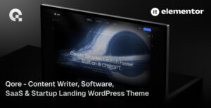 Qore Content Writer, Software, SaaS & Startup Theme