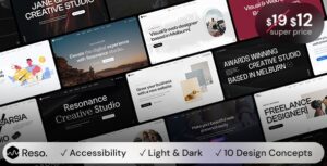 Resonance Multipurpose One/Multi Page Template