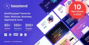 SaasLand MultiPurpose WP Theme for Saas & Startup