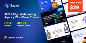 Sayan SEO & Digital Marketing Agency WP Theme
