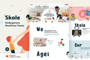 Skole School Kindergarten WP Elementor