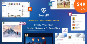 SocialV Social Network and Community BuddyPress Theme
