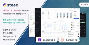 Steex HTML & Laravel Admin Dashboard Template