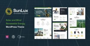 Sunlux Solar and Renewable Energy WP Theme