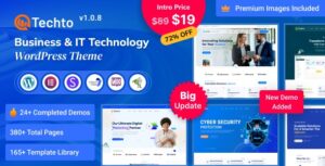 Techto Business & IT Technology WP Theme