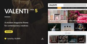 Valenti WP HD Review Magazine News Theme