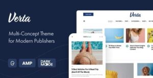 Verta Multi-Concept WP Theme for Modern Publishers