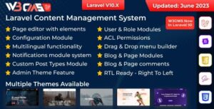 W3CMS-Laravel Content Management System