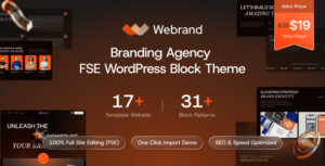 Webrand Branding Agency WP Block Theme