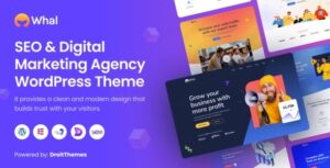 Whal Digital Marketing & SEO WP Theme