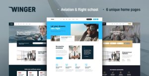 Winger Aviation & Flight School WP Theme