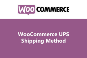 UPS Shipping Method for WooCommerce